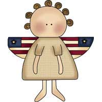 Americana Craft Pattern - Angel 1