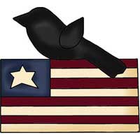 Americana Craft Pattern - Crow